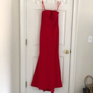 Red Prom dress